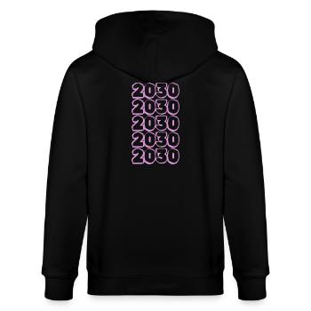 Violet 2030 - Veste à capuche bio CULTIVATOR Stanley/Stella Unisexe - noir - Dos - Anna (173cm)