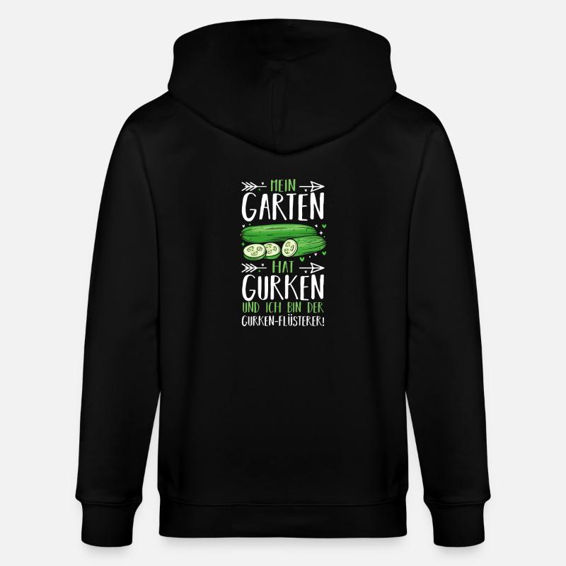 Jardinier Concombre Jardin fermier - Veste à capuche bio CULTIVATOR Stanley/Stella Unisexe - noir