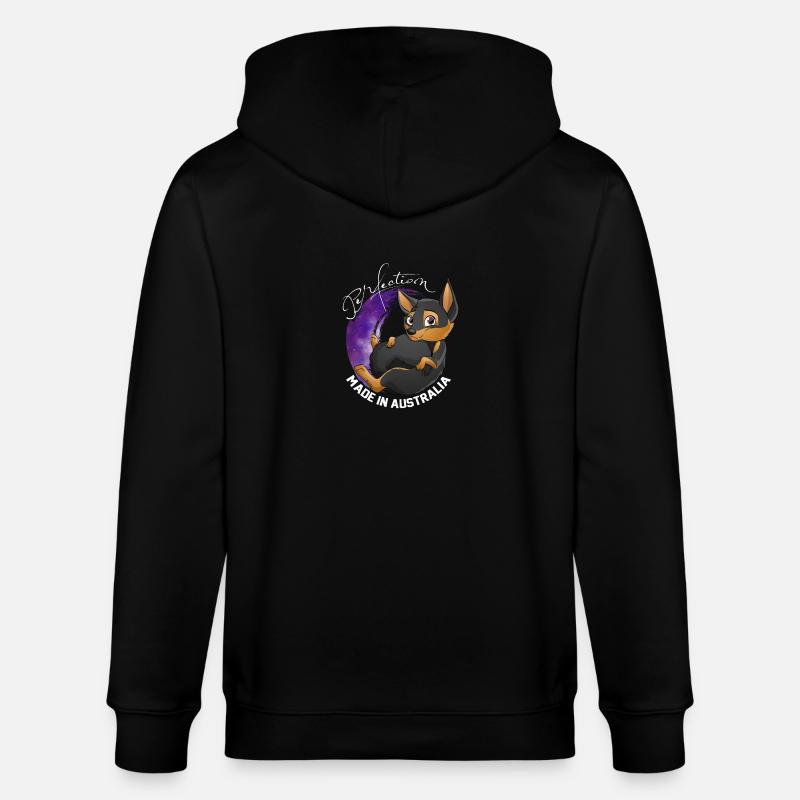 Kelpie Galaxy - Black Fire - Stanley/Stella Unisex Bio-Kapuzenjacke CULTIVATOR - Schwarz