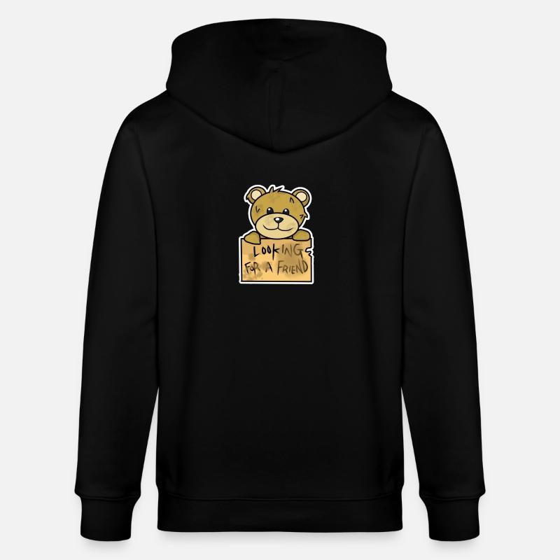 ours - Veste à capuche bio CULTIVATOR Stanley/Stella Unisexe - noir