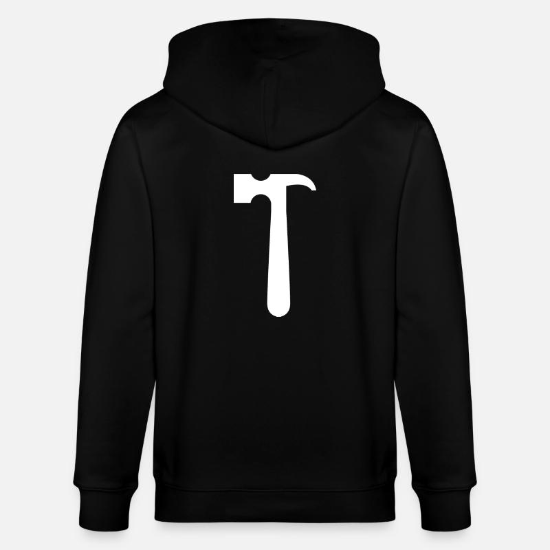 Hammer 2 - Stanley/Stella Unisex Bio-Kapuzenjacke CULTIVATOR - Schwarz