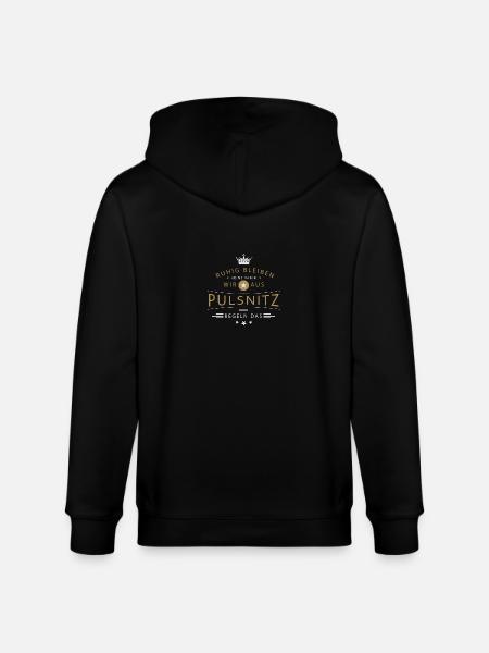 Pulsnitz Stadt - Stanley/Stella Unisex Bio-Kapuzenjacke CULTIVATOR  - Schwarz