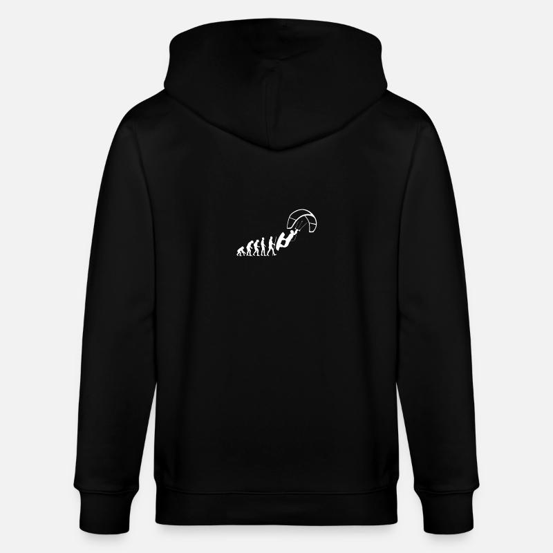 Kite Evolution - Stanley/Stella Unisex Bio-Kapuzenjacke CULTIVATOR - Schwarz