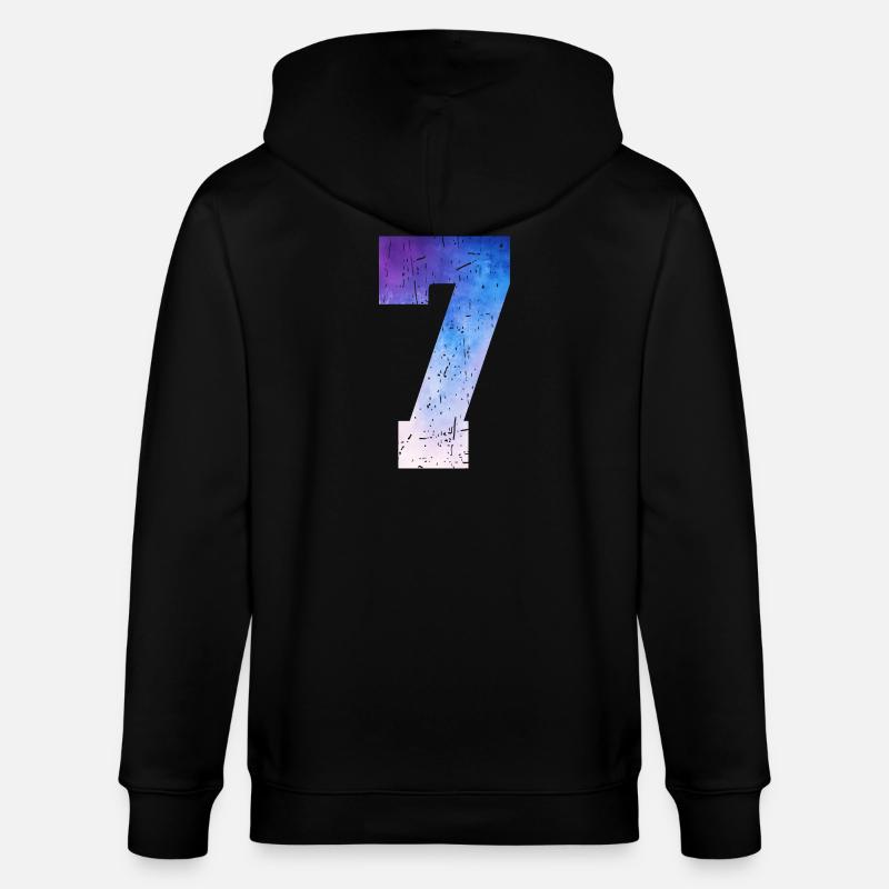 Issue 7 – 7th Anniversary Gift - Stanley/Stella CULTIVATOR  Unisex Organic Hooded Jacket - black