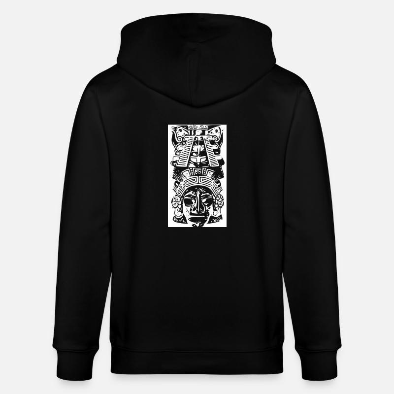 Die Maya Kultur - Stanley/Stella Unisex Bio-Kapuzenjacke CULTIVATOR  - Schwarz