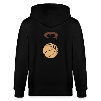 Basket-ball - Veste à capuche bio CULTIVATOR Stanley/Stella Unisexe - noir - Dos - Anna (173cm)