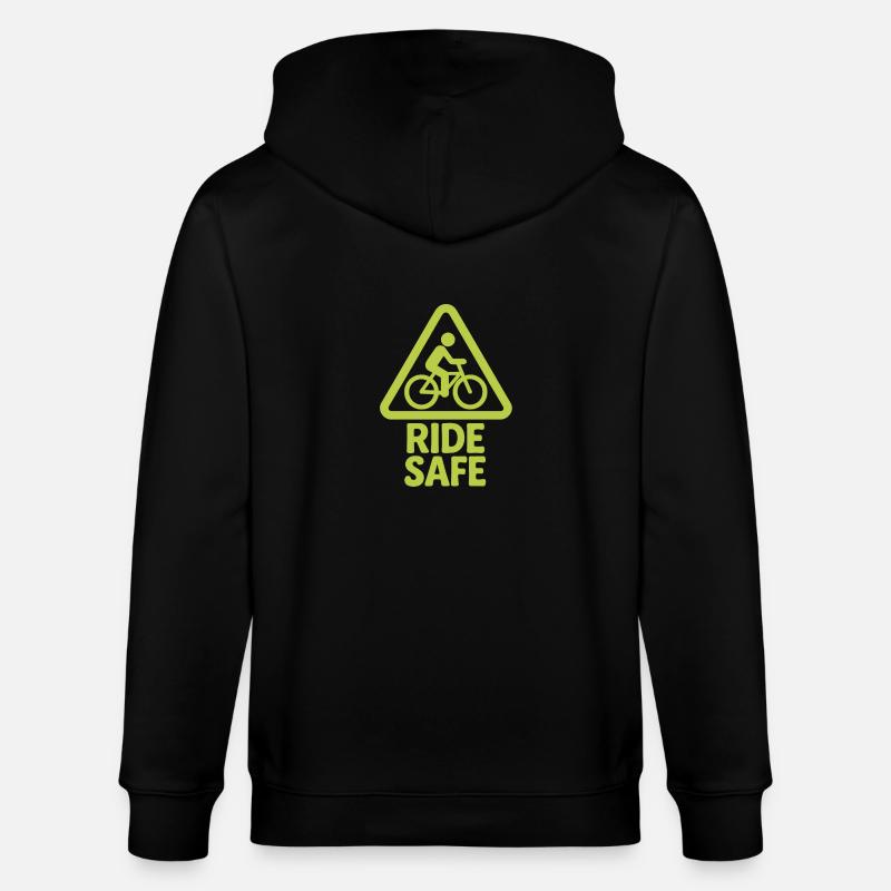 Ride Safe - Stanley/Stella Unisex Bio-Kapuzenjacke CULTIVATOR  - Schwarz