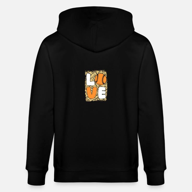 Joueur de baseball Baseball - Veste à capuche bio CULTIVATOR Stanley/Stella Unisexe - noir