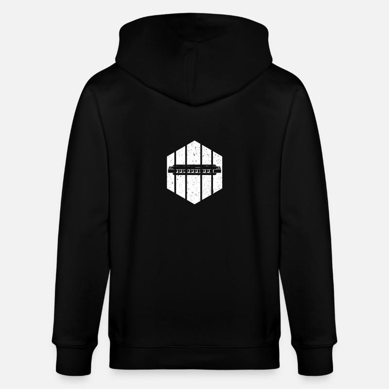 Harmonica Harmonica - Veste à capuche bio CULTIVATOR Stanley/Stella Unisexe - noir