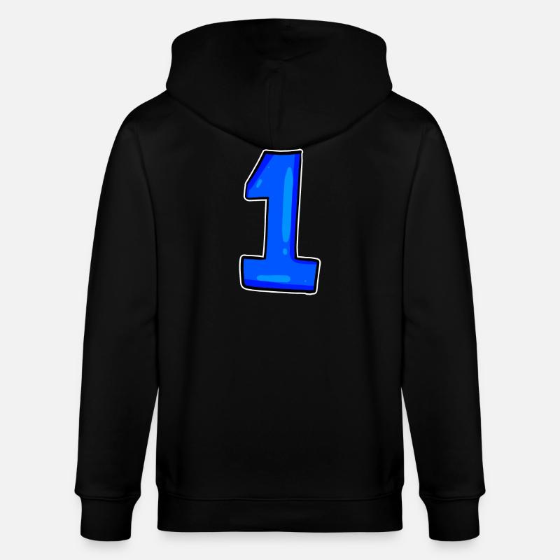 1 bleu - Veste à capuche bio CULTIVATOR Stanley/Stella Unisexe - noir