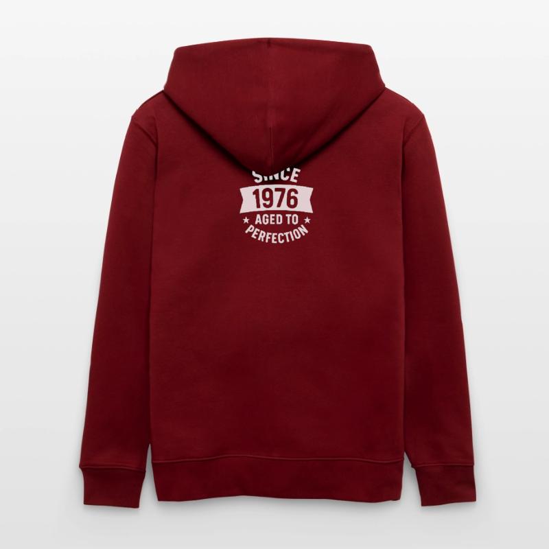 1976 – 50 Jahre Pullover oder Hemd als Geschenk Stanley/Stella Unisex Bio-Kapuzenjacke CULTIVATOR 