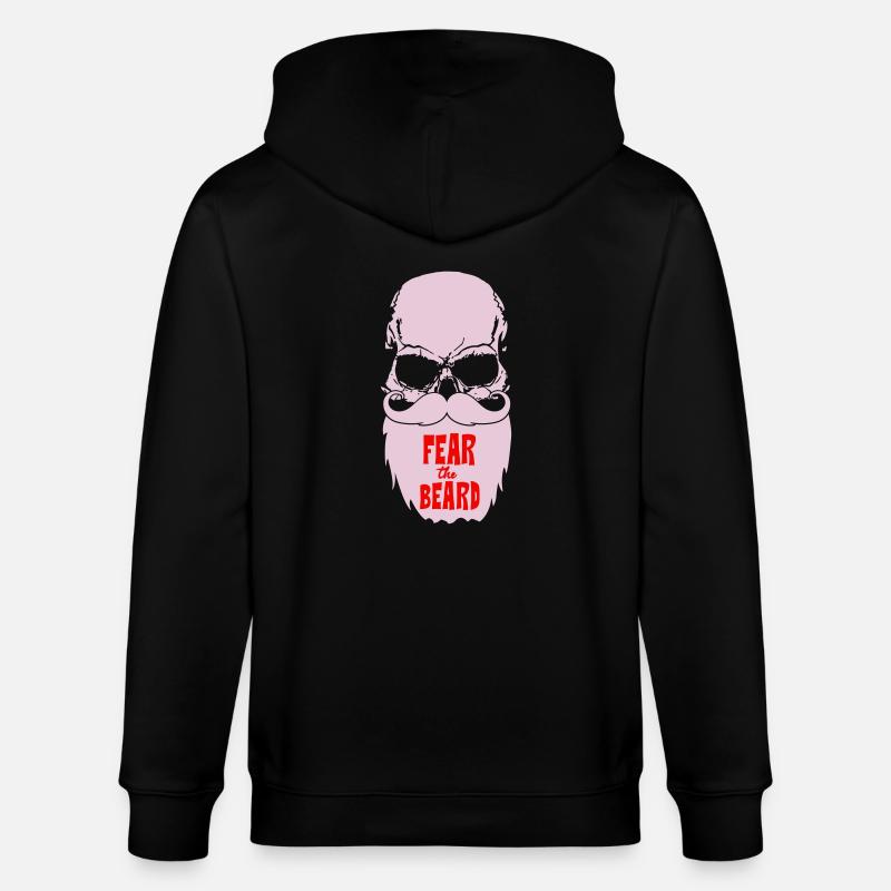 Fear the beard - Veste à capuche bio CULTIVATOR Stanley/Stella Unisexe - noir