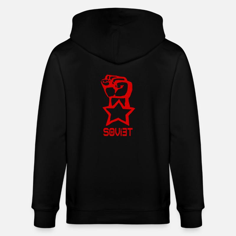 Soviet - Veste à capuche bio CULTIVATOR Stanley/Stella Unisexe - noir