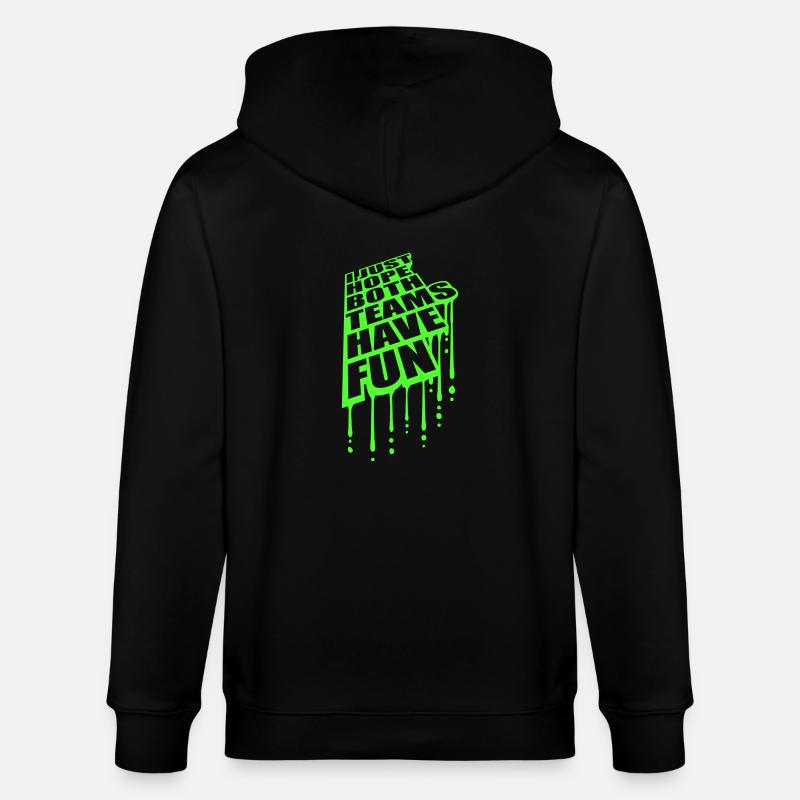 Both Teams Have Fun - Stanley/Stella Unisex Bio-Kapuzenjacke CULTIVATOR  - Schwarz