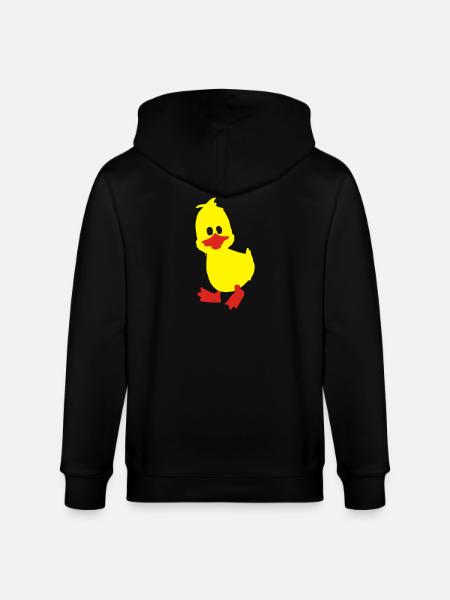 ente, entchen - Stanley/Stella Unisex Bio-Kapuzenjacke CULTIVATOR - Schwarz