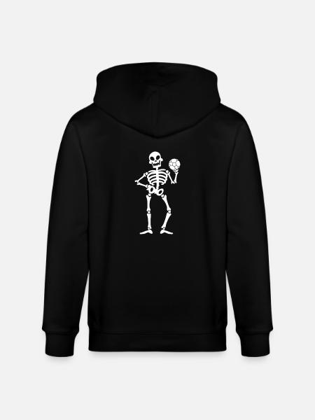 Handball players Handball - Stanley/Stella CULTIVATOR Unisex Organic Hooded Jacket - black