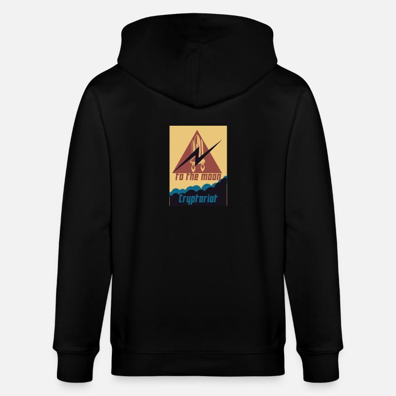 Cryptoriot - Veste à capuche bio CULTIVATOR Stanley/Stella Unisexe - noir