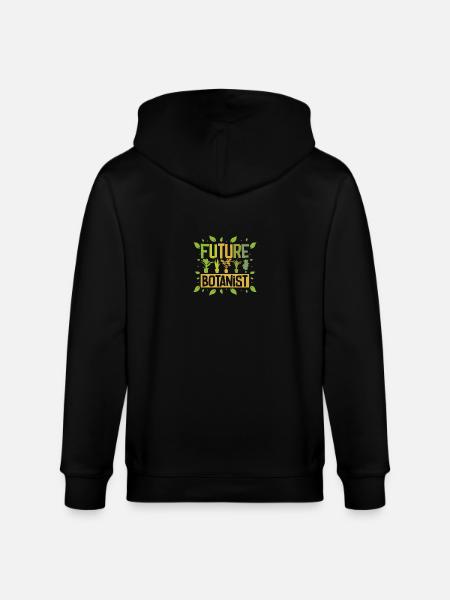 Future Horticulturist Botanist - Stanley/Stella CULTIVATOR Unisex Organic Hooded Jacket - black