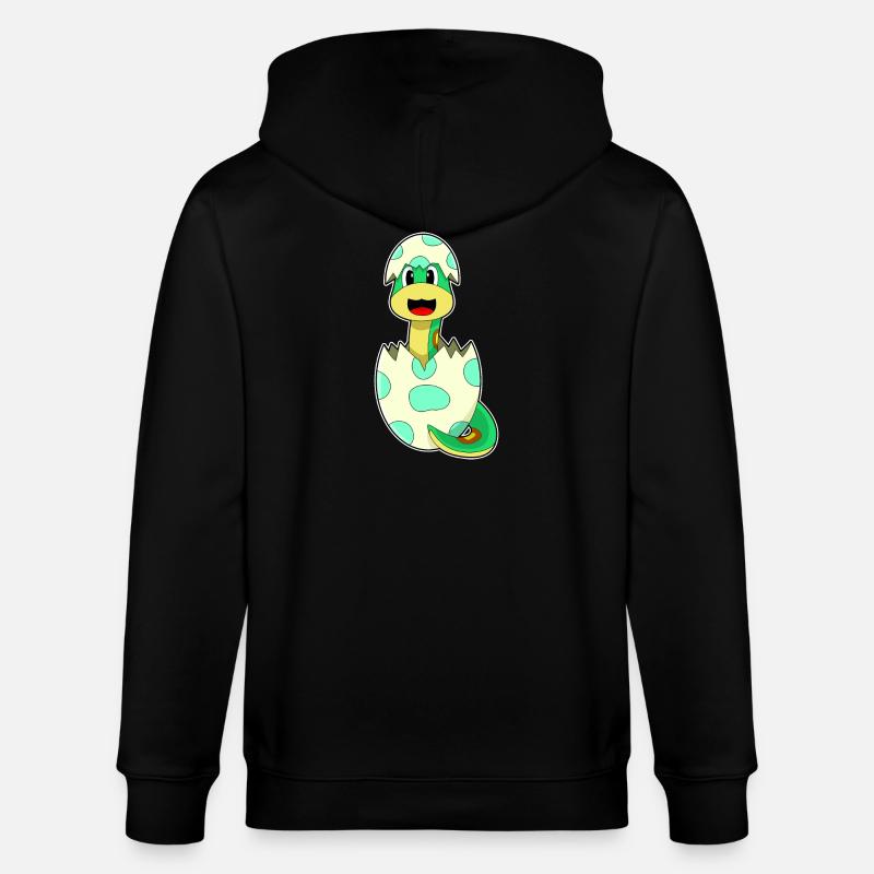Œuf de serpent - Veste à capuche bio CULTIVATOR Stanley/Stella Unisexe - noir