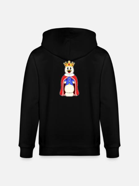 Pièce d’échecs King Chess - Veste à capuche bio CULTIVATOR Stanley/Stella Unisexe - noir