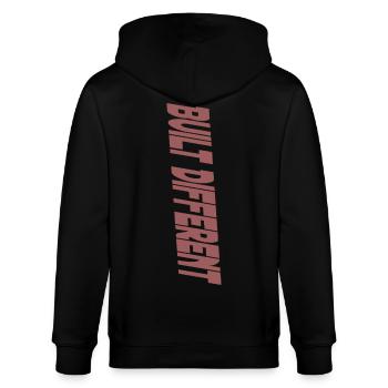 Anders gebaut - Stanley/Stella Unisex Bio-Kapuzenjacke CULTIVATOR  - Schwarz - Hinten - Anna (173cm)