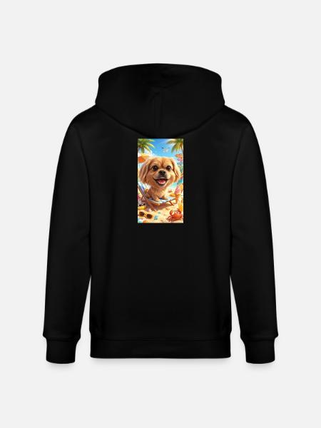 Mila au soleil - Veste à capuche bio CULTIVATOR Stanley/Stella Unisexe - noir