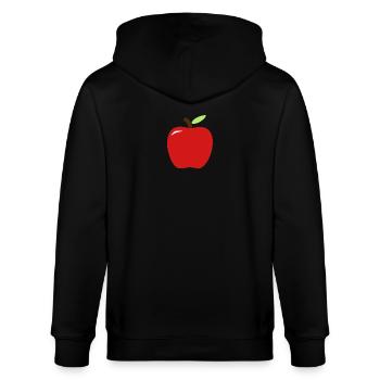 pomme - Veste à capuche bio CULTIVATOR Stanley/Stella Unisexe - noir - Dos - Anna (173cm)