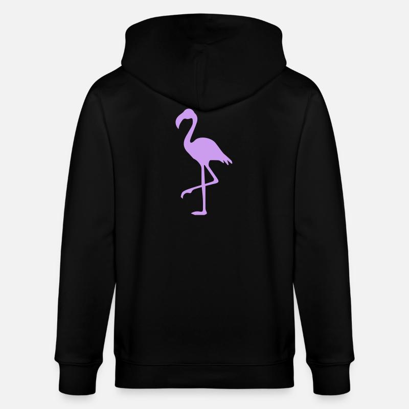 Flamant - Veste à capuche bio CULTIVATOR Stanley/Stella Unisexe - noir