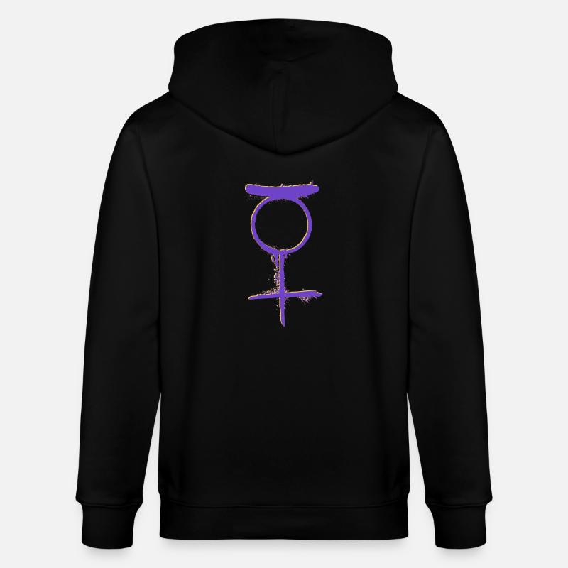 NON BINARY Status - Stanley/Stella CULTIVATOR  Unisex Organic Hooded Jacket - black