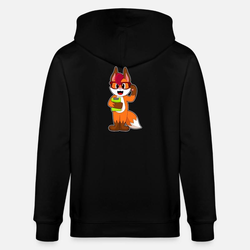 Bloc-notes du secrétaire Fuchs - Veste à capuche bio CULTIVATOR Stanley/Stella Unisexe - noir
