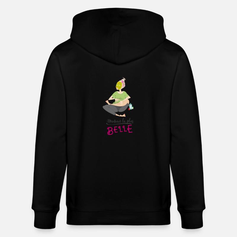 Die schönste Mutter - Stanley/Stella Unisex Bio-Kapuzenjacke CULTIVATOR  - Schwarz