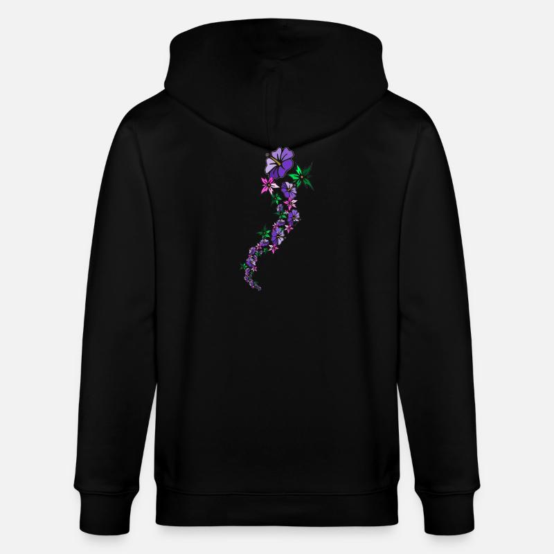 polynesien - Veste à capuche bio CULTIVATOR Stanley/Stella Unisexe - noir