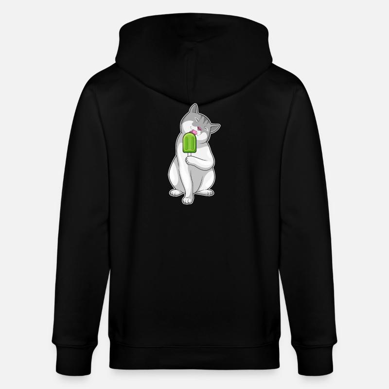 Popsicles pour chat - Veste à capuche bio CULTIVATOR Stanley/Stella Unisexe - noir