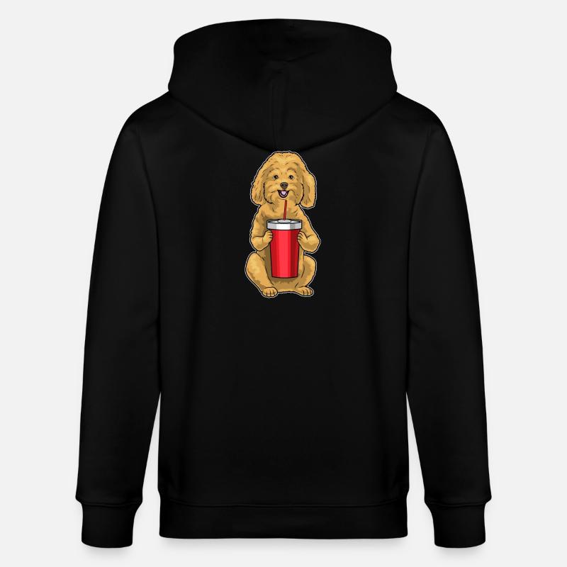 Mug caniche - Veste à capuche bio CULTIVATOR Stanley/Stella Unisexe - noir