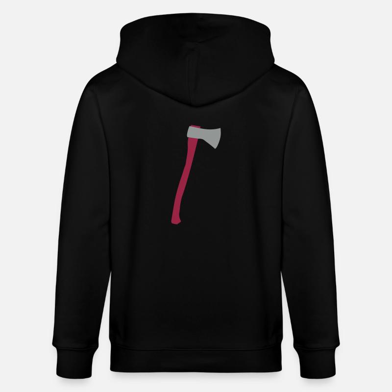 Axt - Stanley/Stella Unisex Bio-Kapuzenjacke CULTIVATOR - Schwarz