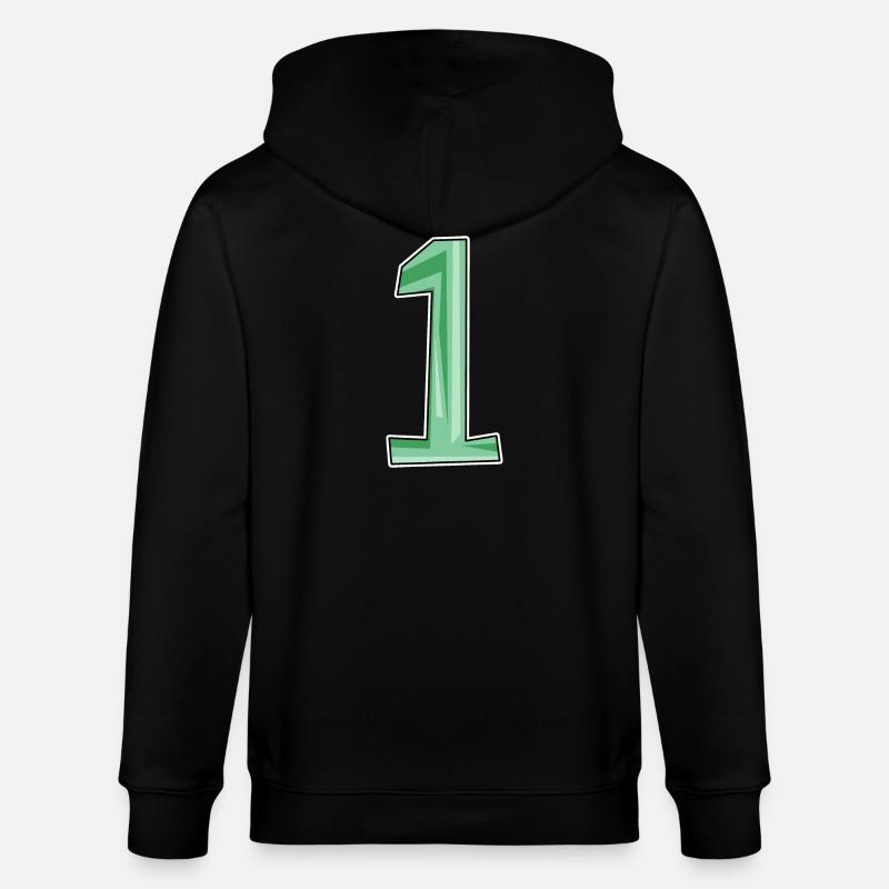 1 vert - Veste à capuche bio CULTIVATOR Stanley/Stella Unisexe - noir