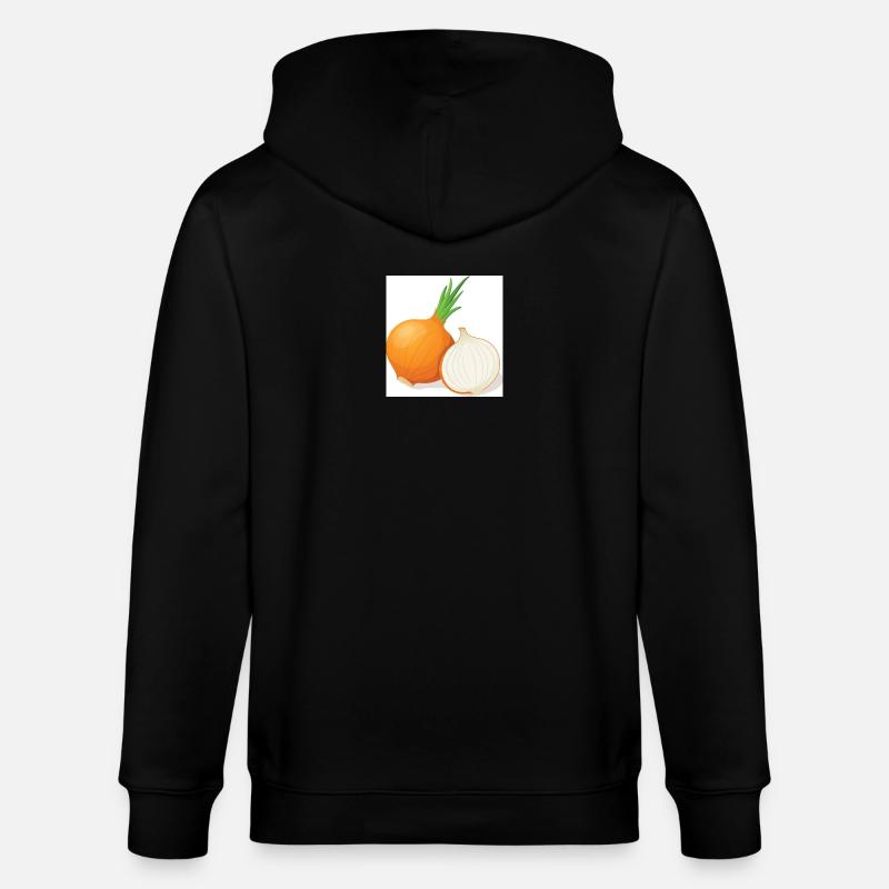 onion - Stanley/Stella CULTIVATOR  Unisex Organic Hooded Jacket - black