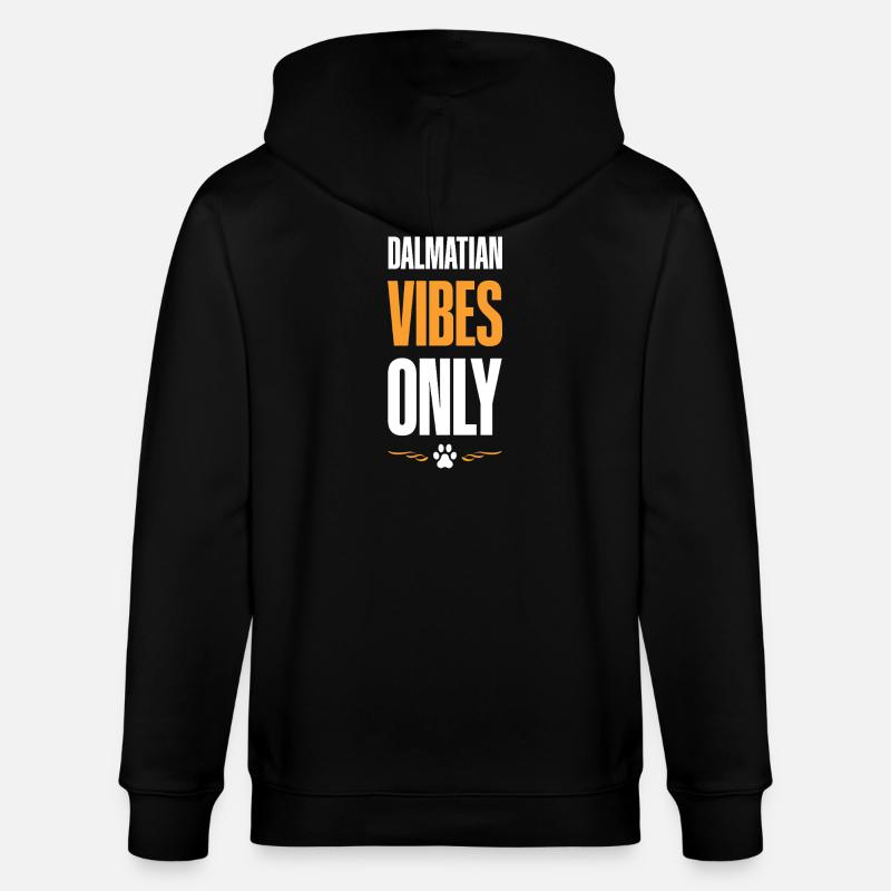 Dalmatiner Vibes Only - Stanley/Stella Unisex Bio-Kapuzenjacke CULTIVATOR  - Schwarz