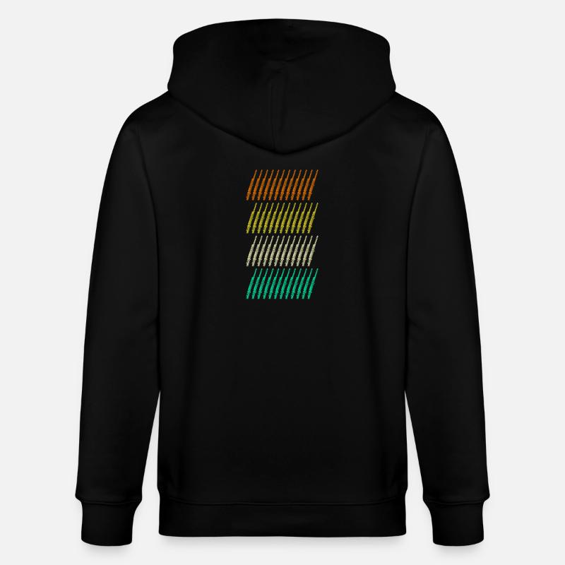 Joueur de flûte - Veste à capuche bio CULTIVATOR Stanley/Stella Unisexe - noir