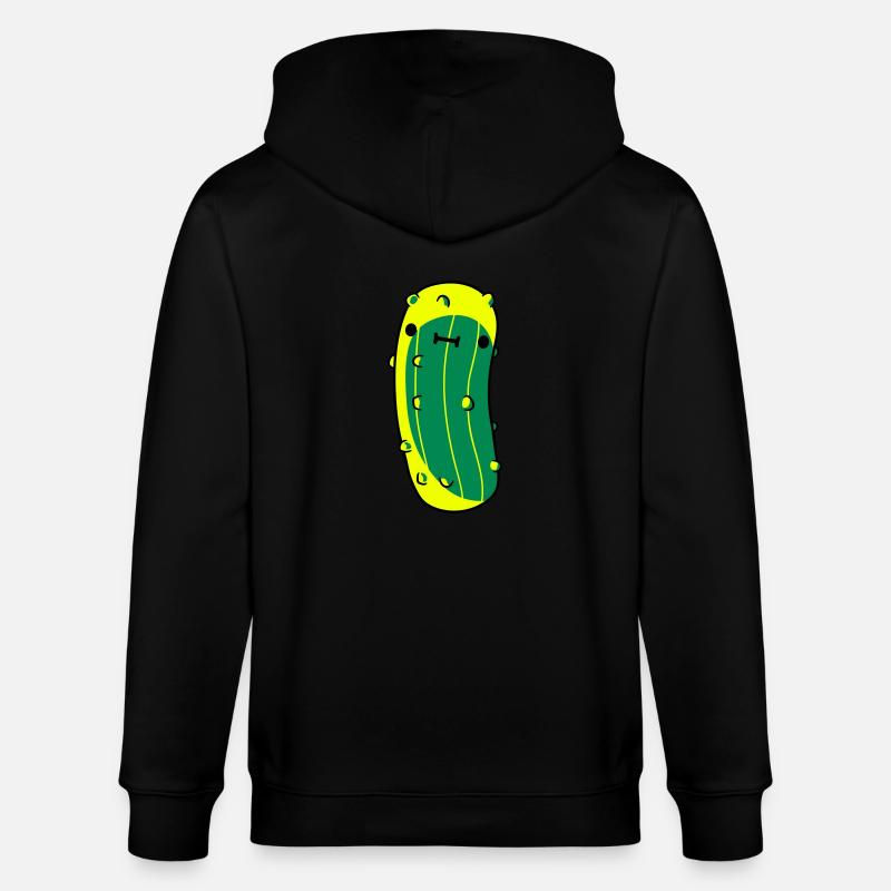kleine gurke mit - Stanley/Stella Unisex Bio-Kapuzenjacke CULTIVATOR - Schwarz