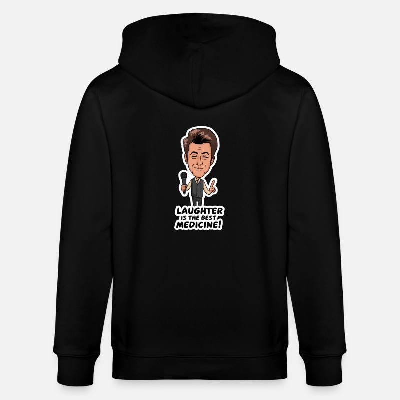 COMÉDIENS DE STAND UP - Veste à capuche bio CULTIVATOR Stanley/Stella Unisexe - noir