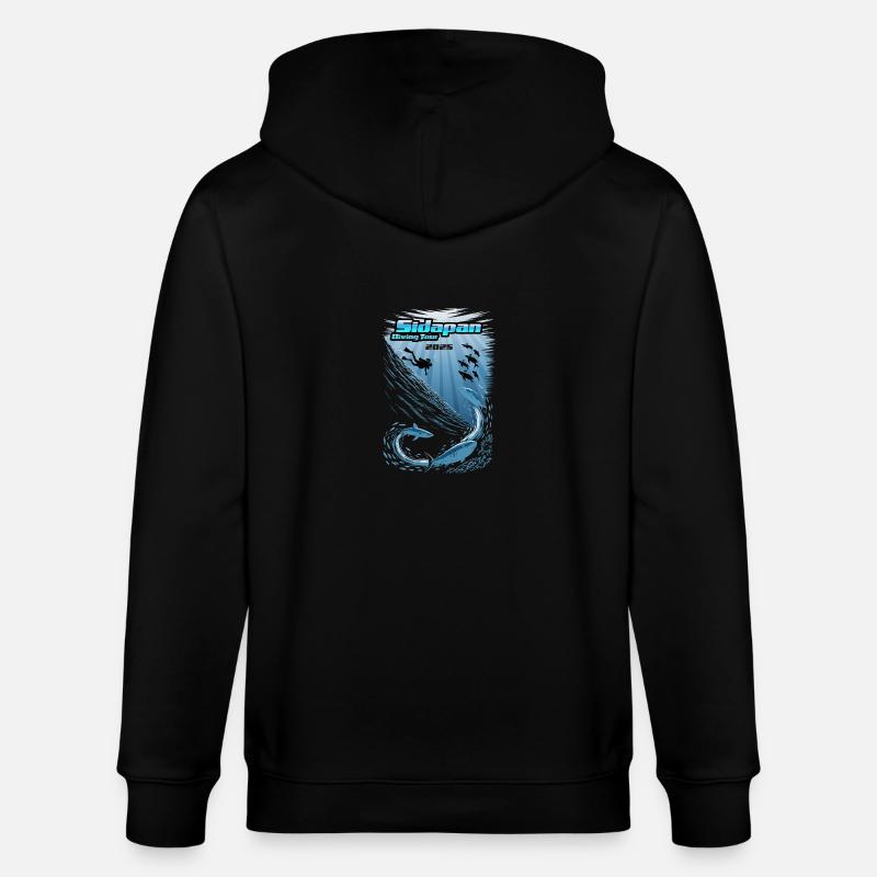 Plongée Sidapan 2025 - Veste à capuche bio CULTIVATOR Stanley/Stella Unisexe - noir