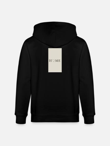 Heimatliebe Illustration auf Textil - Stanley/Stella Unisex Bio-Kapuzenjacke CULTIVATOR  - Schwarz