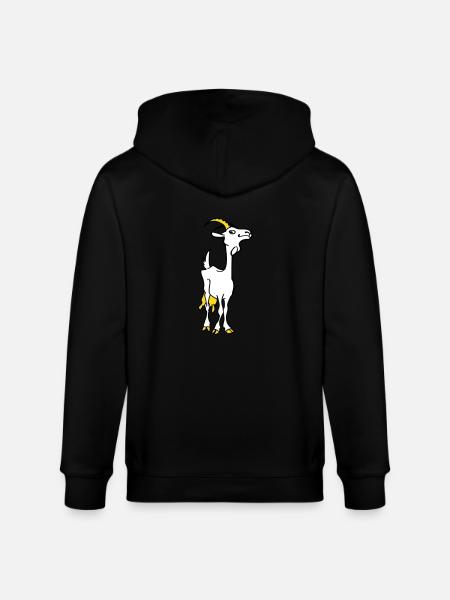 Goat - Stanley/Stella CULTIVATOR Unisex Organic Hooded Jacket - black