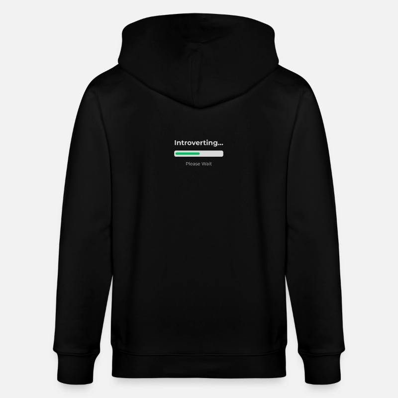 Introvert Loading  - Stanley/Stella Unisex Bio-Kapuzenjacke CULTIVATOR  - Schwarz