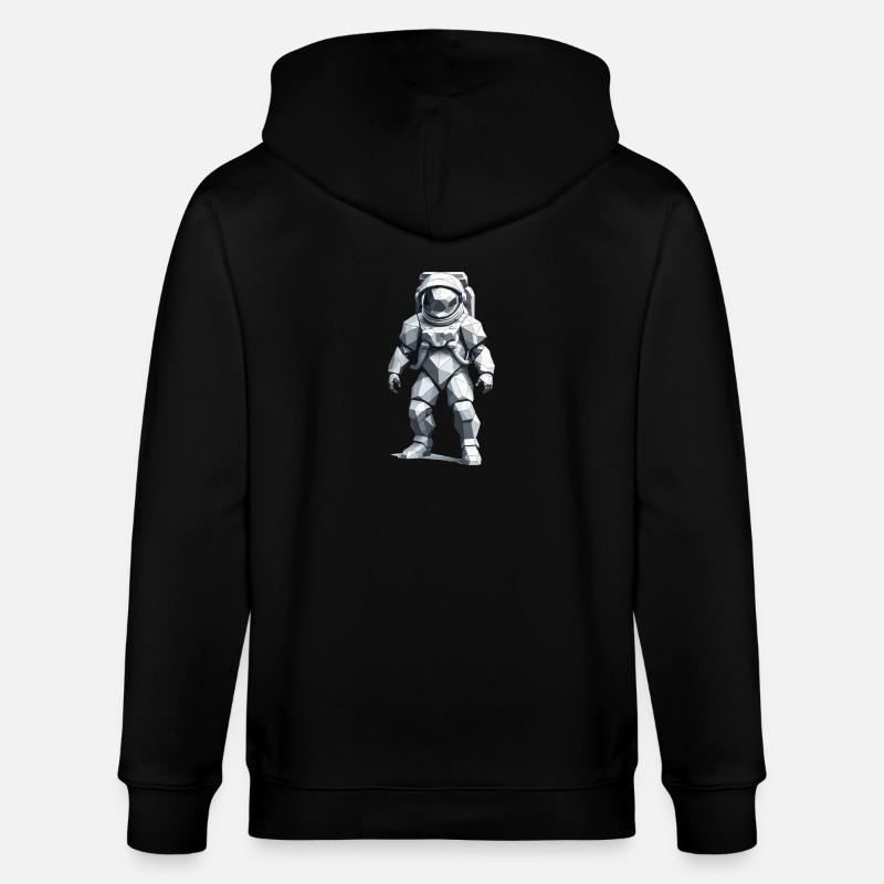 Astronaute - Profession Design Sticker - Veste à capuche bio CULTIVATOR Stanley/Stella Unisexe - noir