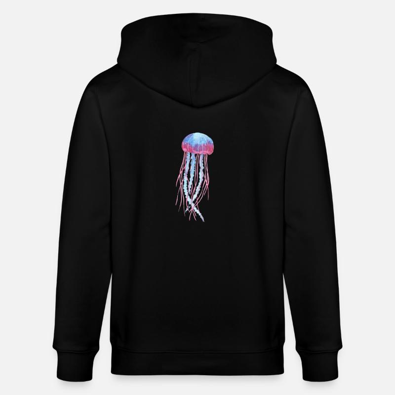 La méduse - Veste à capuche bio CULTIVATOR Stanley/Stella Unisexe - noir