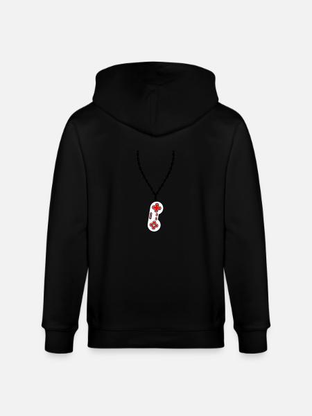 Necklace Jewelry Old Controller - Stanley/Stella CULTIVATOR Unisex Organic Hooded Jacket - black