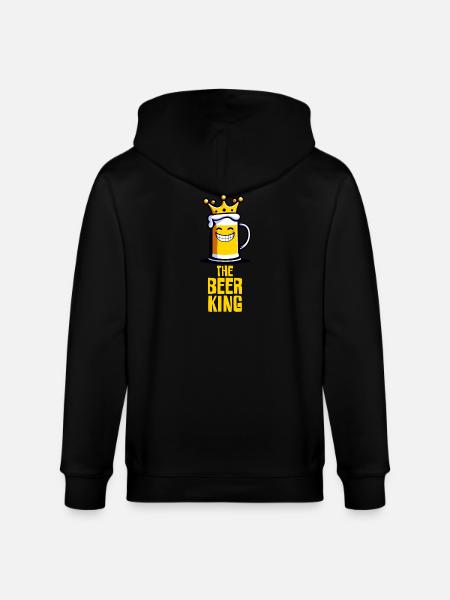 Der Bierkönig - Stanley/Stella Unisex Bio-Kapuzenjacke CULTIVATOR - Schwarz