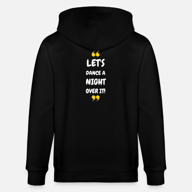 Dansons une nuit dessus ! - Veste à capuche bio CULTIVATOR Stanley/Stella Unisexe - noir